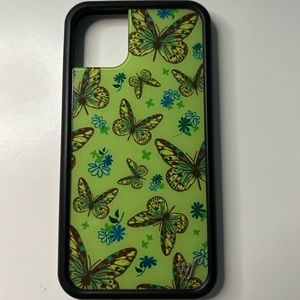iPhone 11 Wildflower Green Butterfly Phone Case